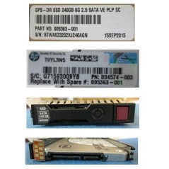 Hewlett Packard Enterprise 240GB SATA 6G SFF SC VE PLP - Reliable Performance & Enhanced Storage Solutions - 805363-001